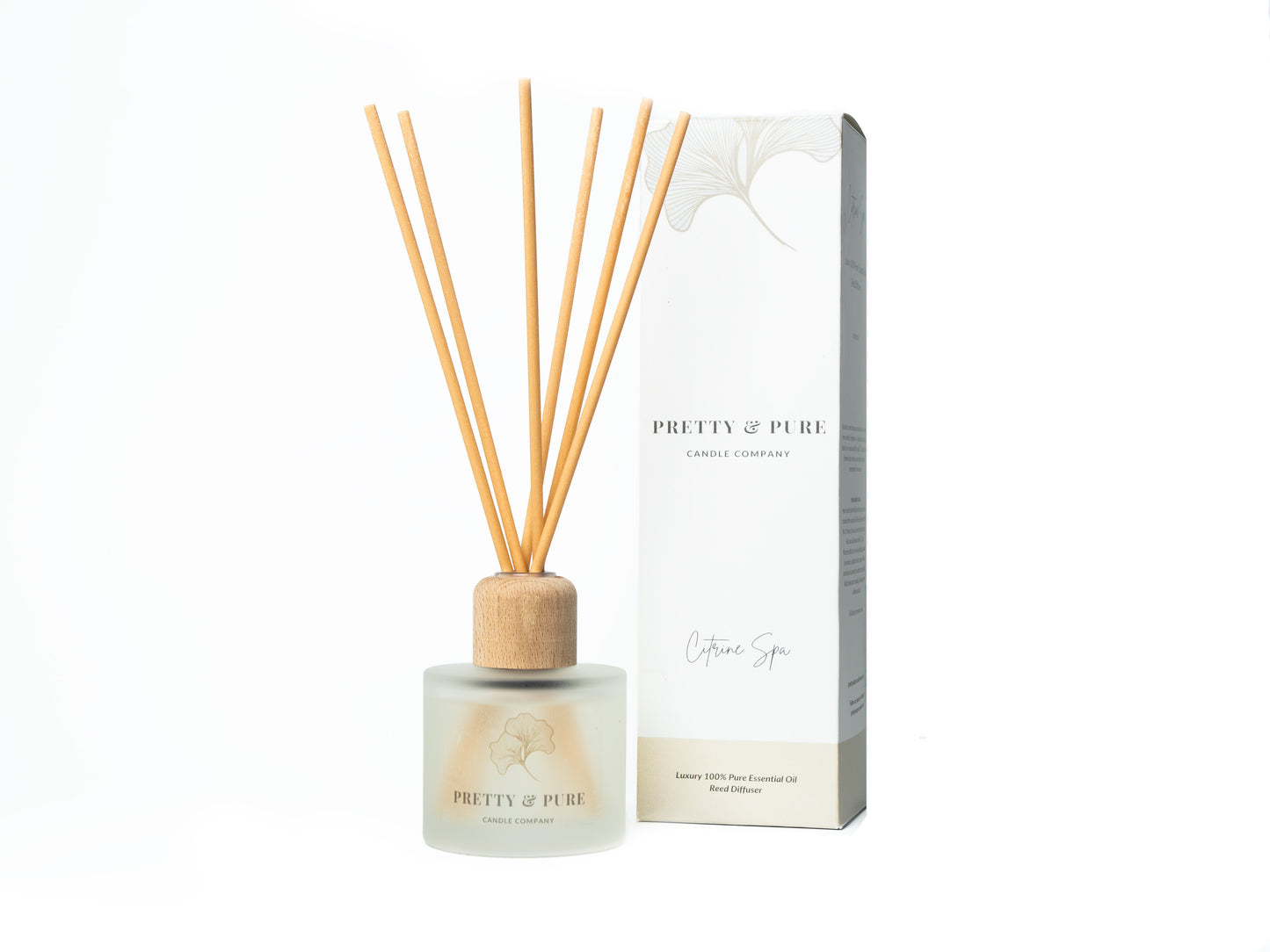 Citrine Spa Luxury Essential Oil Reed Diffuser