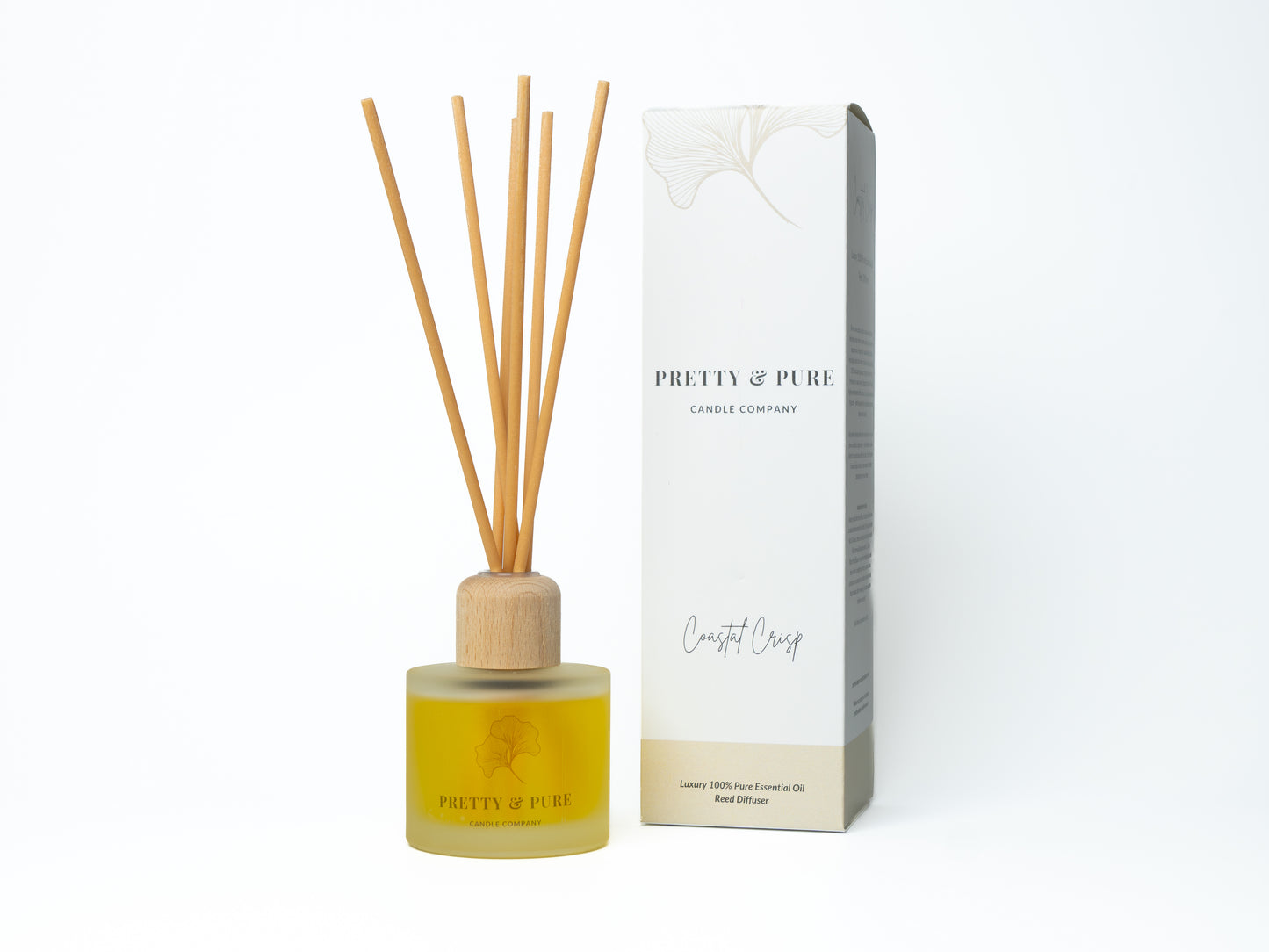 Coastal Crisp Luxury Essential Oil Reed Diffuser